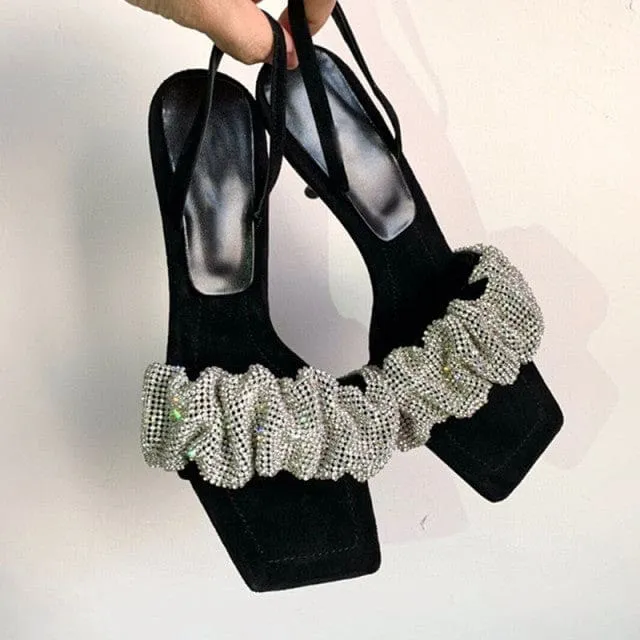 Star Style Luxury Rhinestones Elegant Stiletto High Heels